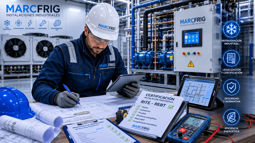 certificación de instalaciones frigoríficas