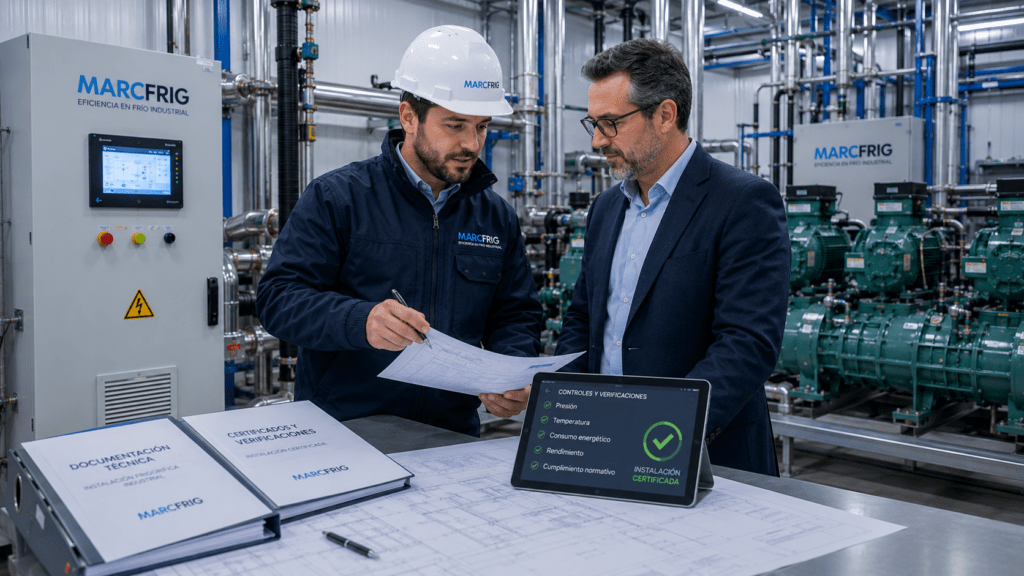 instalación frigorífica certificada
