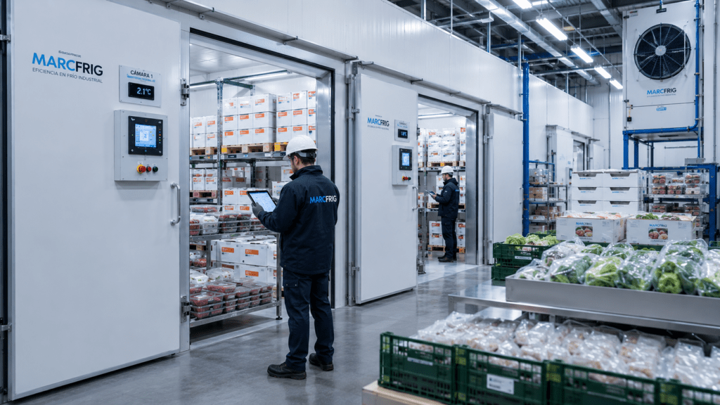 instalación frigorífica para empresa alimentaria